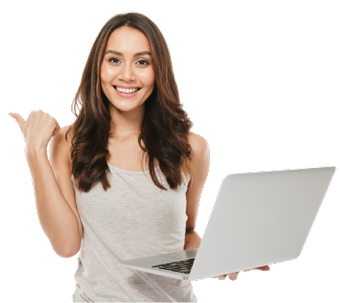 Professional woman reviewing job opportunities